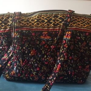 Vera Bradley Red and Black Tote Bag